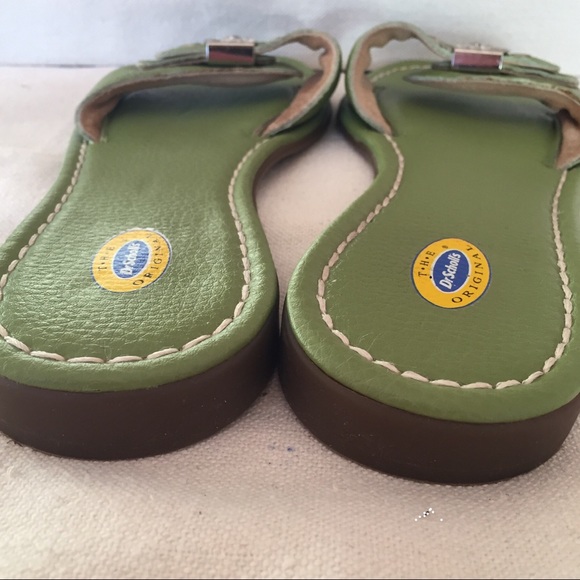 ✨Host Pick✨Orig. Dr. Scholls Green Leather Sandal - Picture 4 of 8